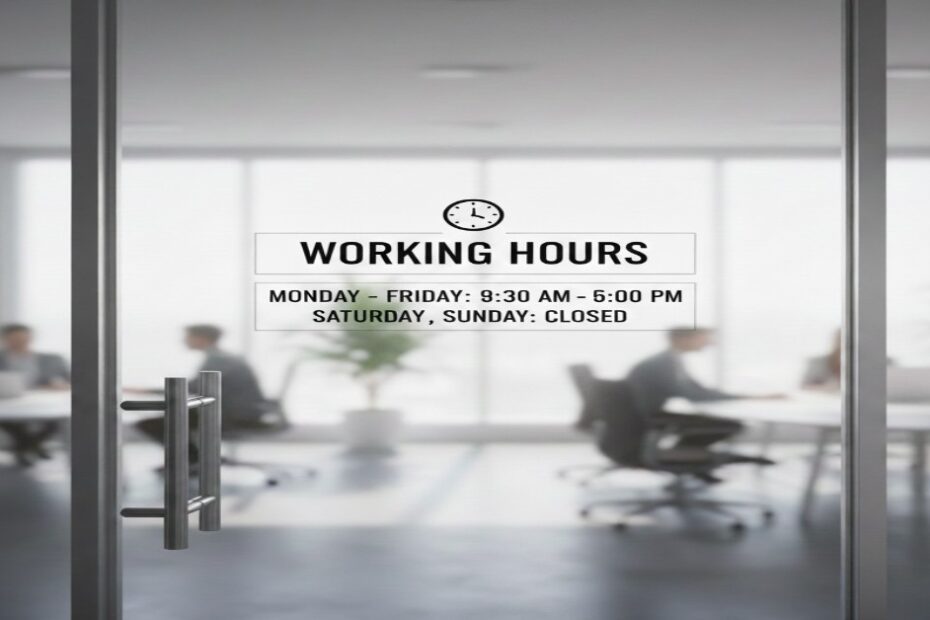 Working hours