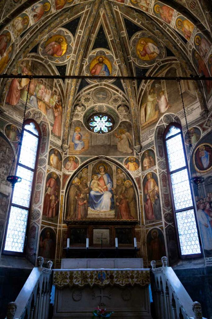 Painted chapel in the Basilica of St. Anthony of Padua