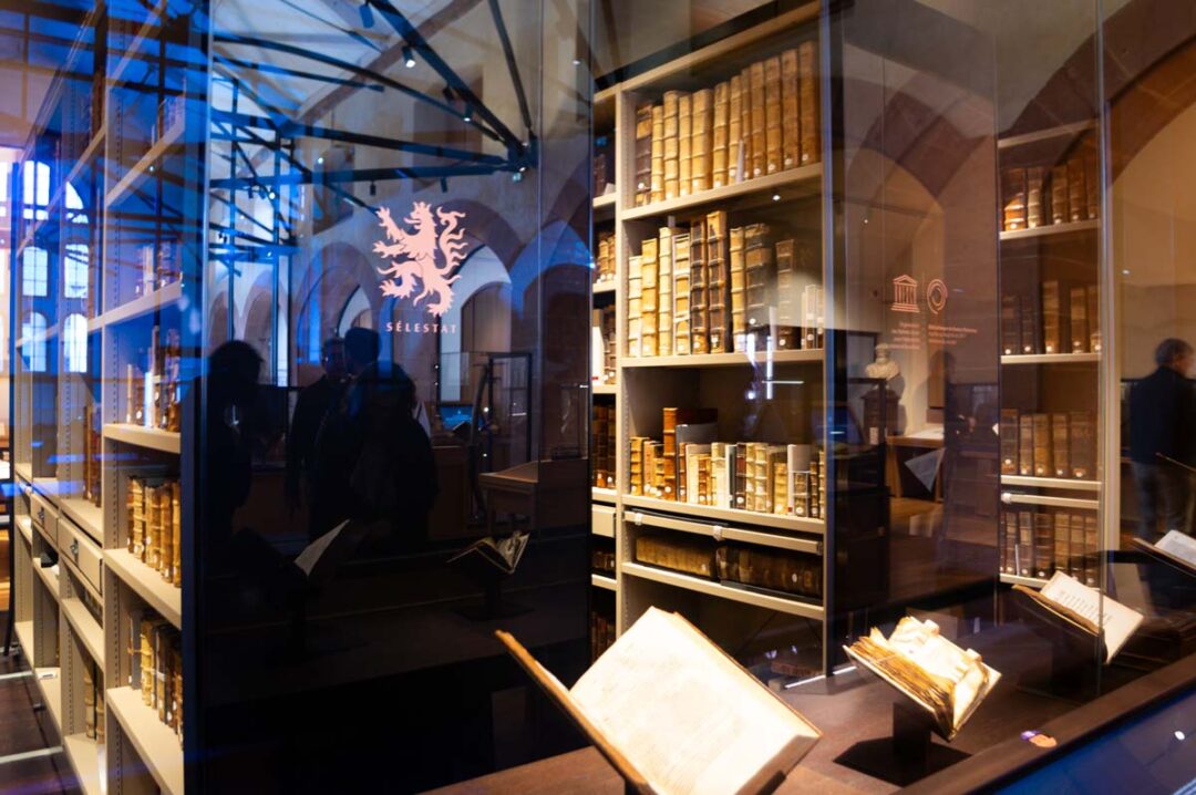 reserve of rare books of humanist library Selestat