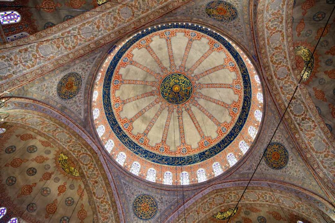 the main dome of the Blue Mosque in Istanbul