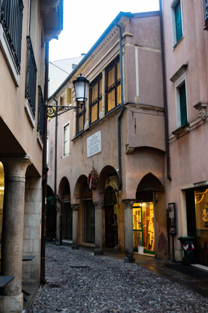 the Jewish ghetto in Padua
