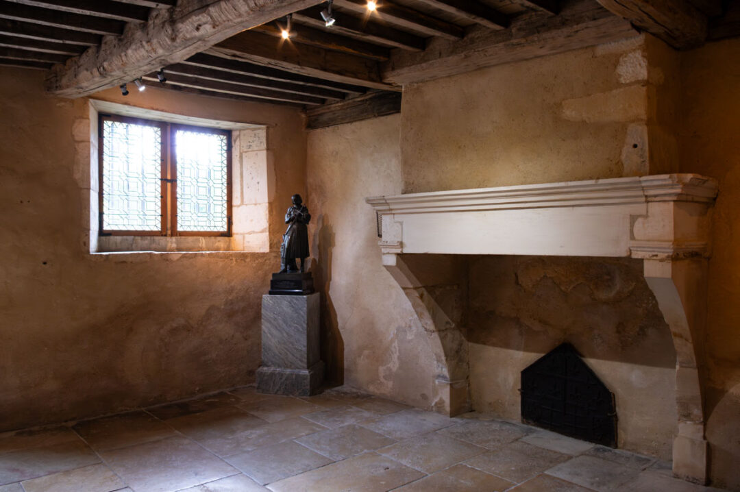 a visit to the interior of the birthplace of Joan of Arc