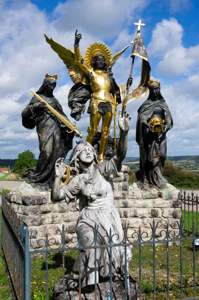 Joan of Arc monument in Domremy