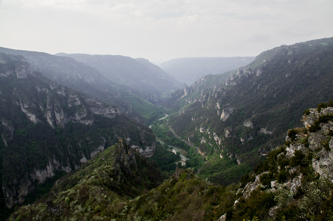 Lookout over the Gorges du Tarn from Point Sublime